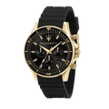 Maserati Sfida 44mm Black Stainless Steel Chronograph Watch